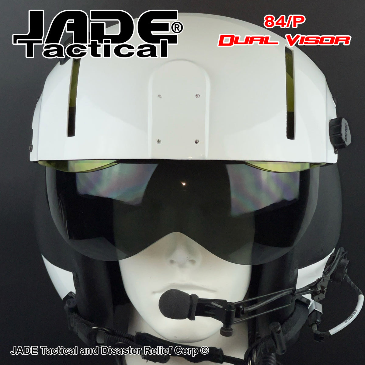 GENTEX 84/P USA Dual Visor Helicopter Flight Helmet – Jade GENTEX 84/P USA Dual Visor Helicopter Flight Helmet – Jade