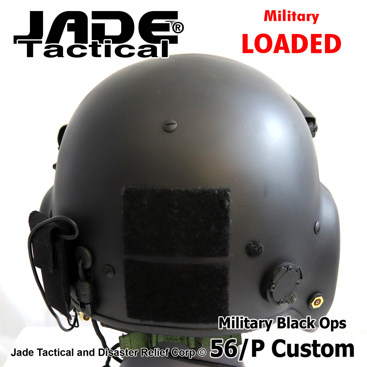 GENTEX 56/P USA Helicopter Flight Helmet Black Ops – Jade Tactical