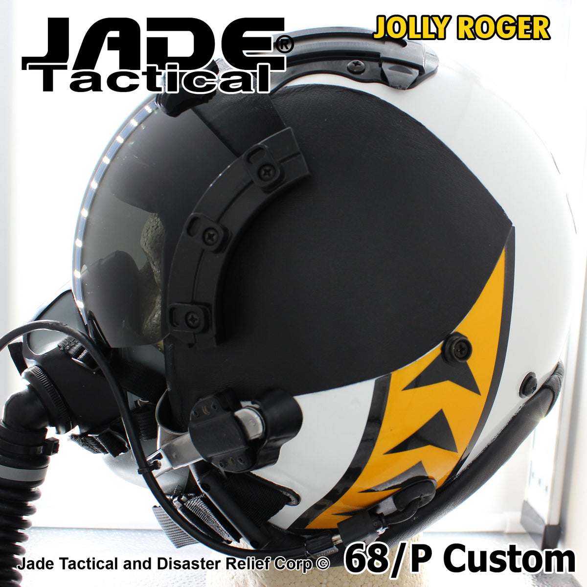 GENTEX 68/P USA Jolly Roger Flight Helmet – Jade Tactical