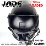 GENTEX 56/P USA Helicopter Flight Helmet Black Ops