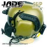 GENTEX 56/P Military Helicopter Helmet NATO Green