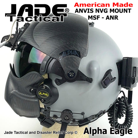 Alpha Eagle Helicopter Flight Helmet 9V ANR