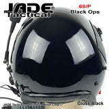 GENTEX 68/P USA Boom Flight Helmet Black Ops