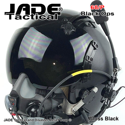 GENTEX 68/P USA Boom Flight Helmet Black Ops