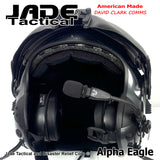 Alpha Eagle Gun Metal Grey Helicopter Flight Helmet