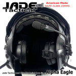 Alpha Eagle Gun Metal Grey Helicopter Flight Helmet