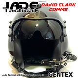 GENTEX 34/P Flight Helmet USA Black Metallic XL