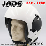 GENTEX 55/P With 190C Dual Visor Flight Helmet