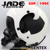 GENTEX 55/P With 190C Dual Visor Flight Helmet