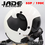 GENTEX 55/P With 190C Dual Visor Flight Helmet