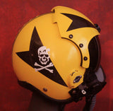 GENTEX 34/P Flight Helmet USA Jolly Roger