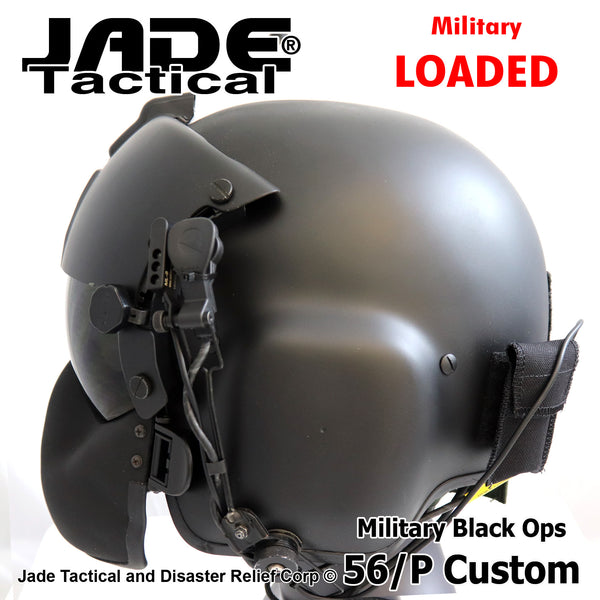 GENTEX 56/P USA Helicopter Flight Helmet Black Ops – Jade Tactical